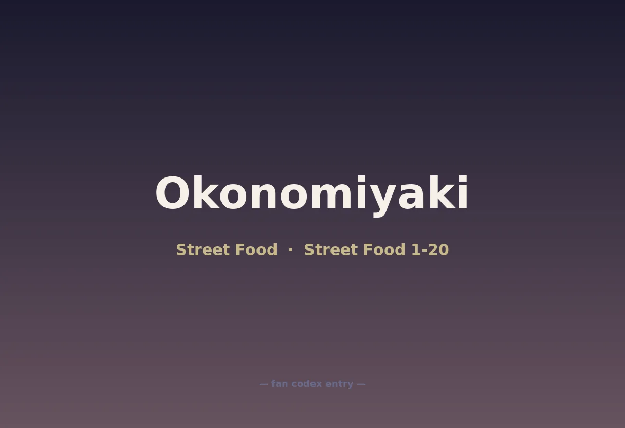 Okonomiyaki