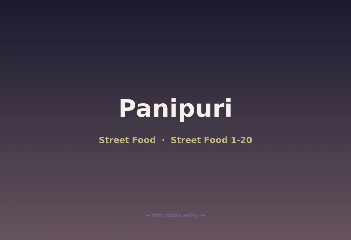 Panipuri